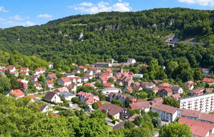 Vue du quartier de Velotte à Besançon