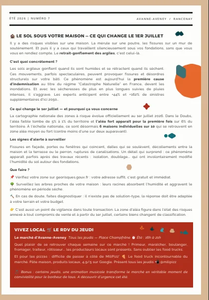 Page intérieure de La Revue de l'Immo